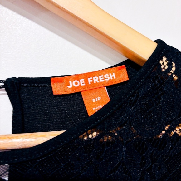 JOE FRESH Black dress with lace at the collar - Picture 7 of 8